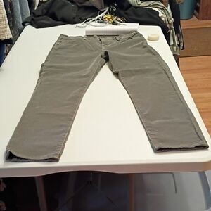 Lucky Brand  Corduroy Olive Skinny Pants